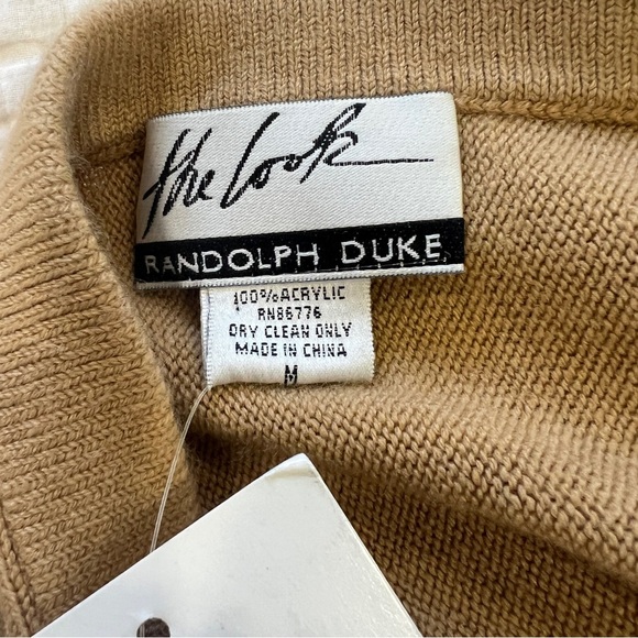 The Look Randolph Duke Women’s Sweater Poncho Cape Size Medium New With Tags - Picture 5 of 5